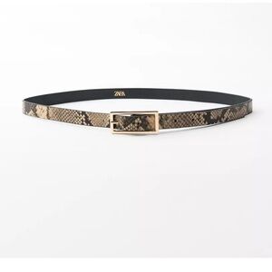 Zara Snakeskin Belt
